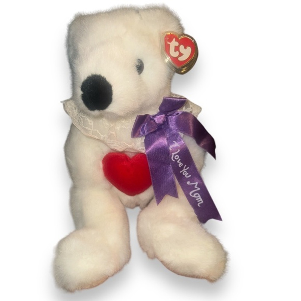 Vintage Ty Beanie Baby Buddy 14” Romeo I Love You Mom New w Tags 1997 Fiber Pvc